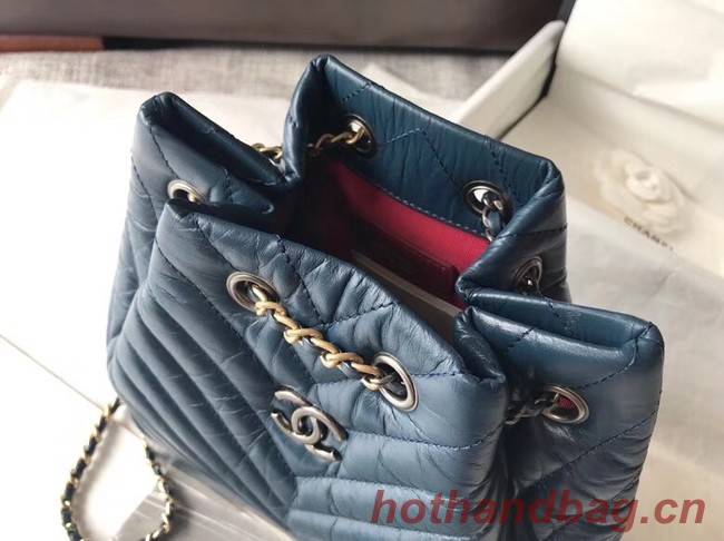 CHANEL Original Gabrielle Small Backpack A94485 blue