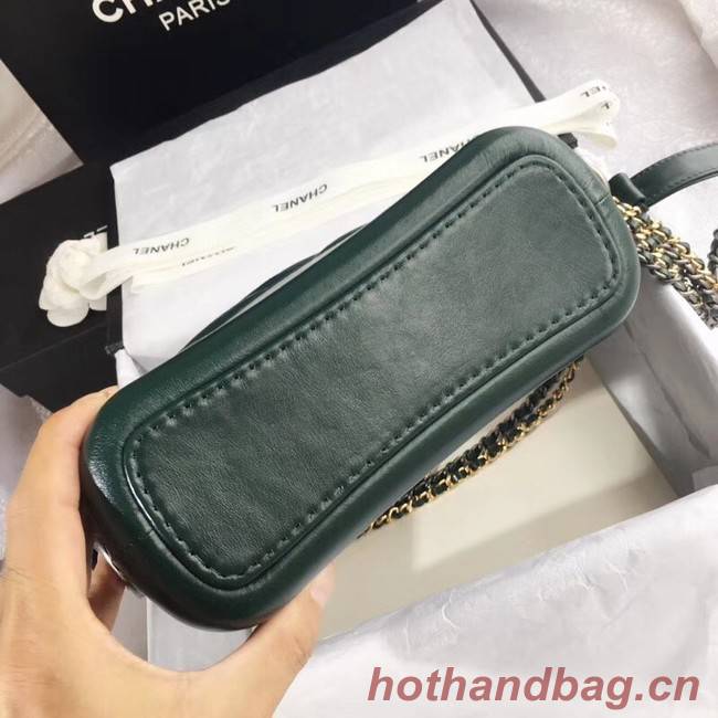 CHANEL GABRIELLE Original Small Hobo Bag A91810 green