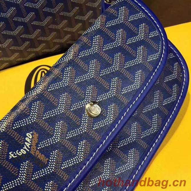 Goyard Y Doodling Calfskin Leather Tote Bag 36987 blue