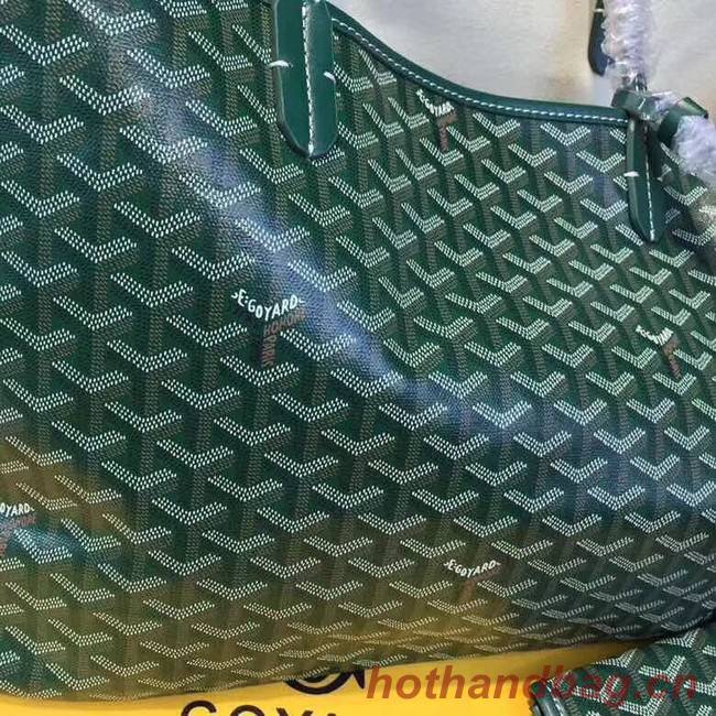 Goyard Y Doodling Calfskin Leather Tote Bag 36987 green