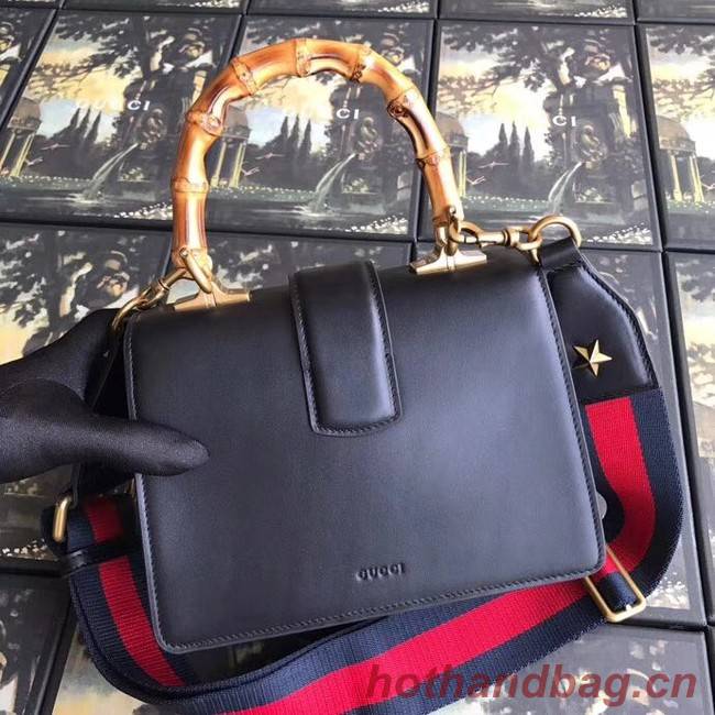 Gucci Dionysus small top handle bag 523367 black&red&green