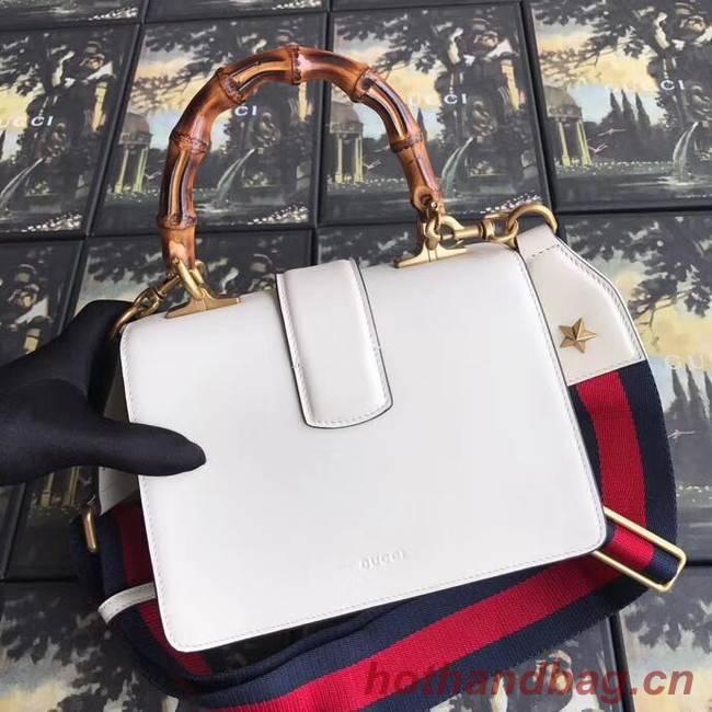 Gucci Dionysus small top handle bag 523367 white&blue&red