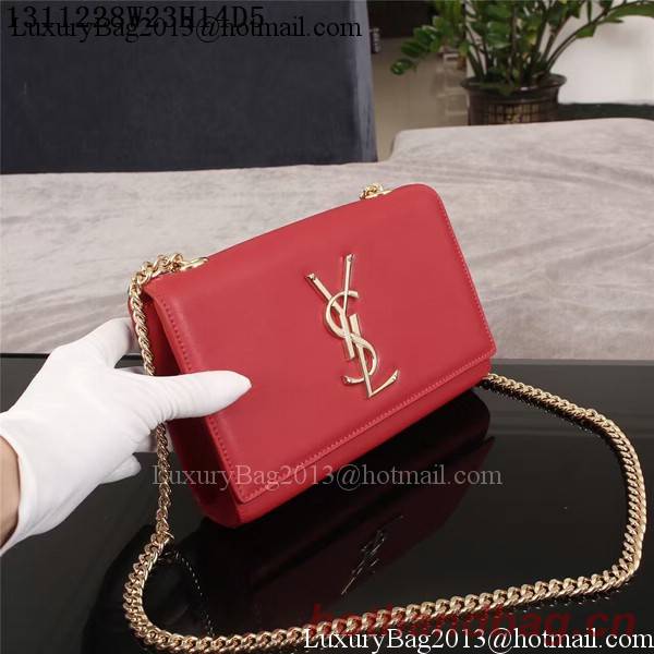 Yves Saint Laurent Monogramme Cross-body Shoulder Bag 1311228 Red