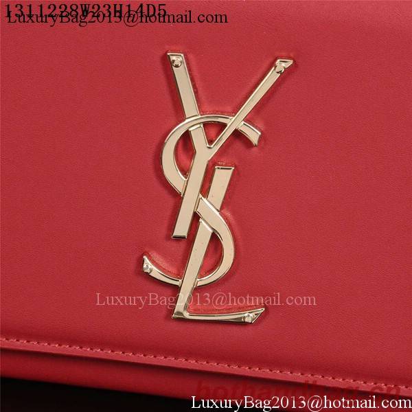 Yves Saint Laurent Monogramme Cross-body Shoulder Bag 1311228 Red
