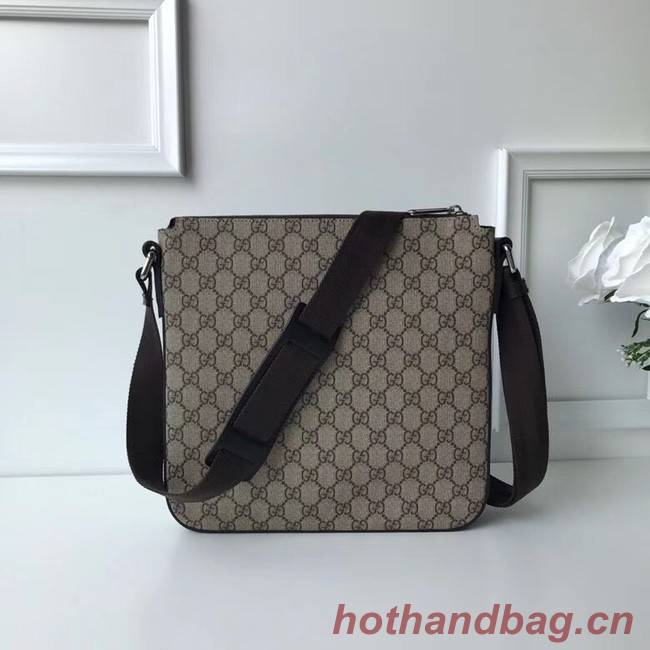 Gucci Courrier soft GG Supreme messenger 406408 brown