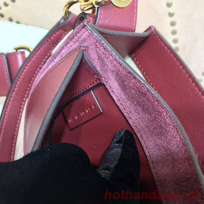 CHLOE Tess Small leather shoulder bag 3E153 Plum purple