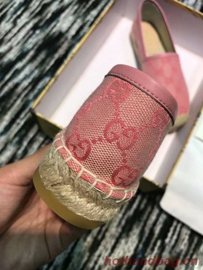 Gucci logo canvas espadrille GG1384LRF pink