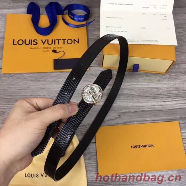 Louis Vuitton CIRCLE 20MM REVERSIBLE BELT M0053UB black