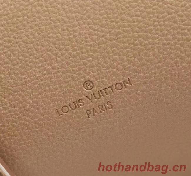 Louis Vuitton Mahina Leather HAUMEA M55030 apricot