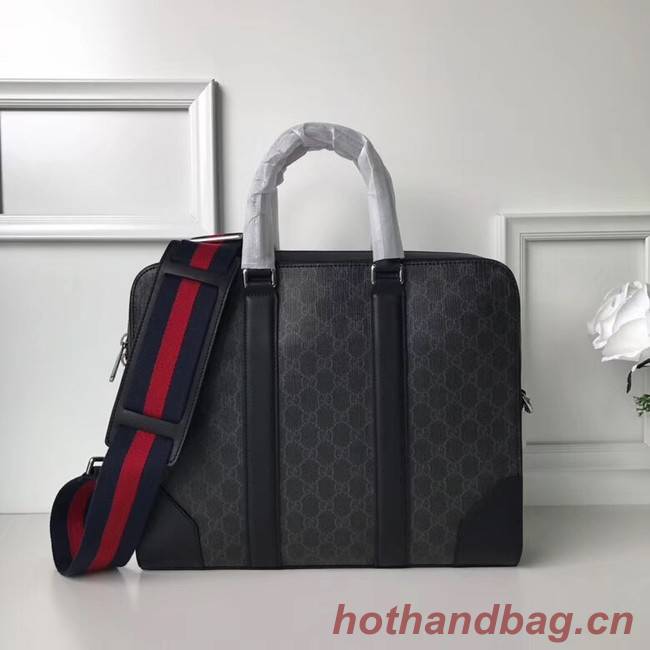 Gucci GG canvas top quality tote bag 387102 black