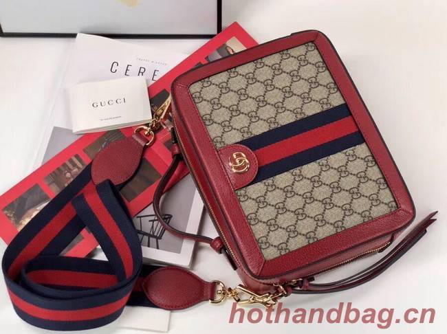 Gucci Ophidia small GG shoulder bag 550622 red