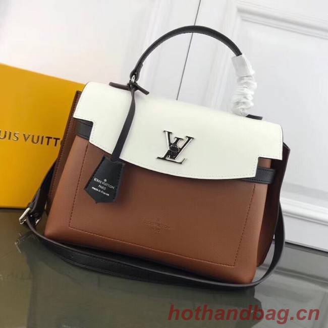 Louis Vuitton LOCKME EVER M51395 brown&white