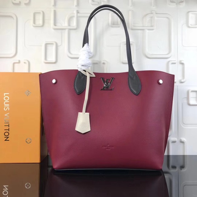 Louis vuitton original LOCKME GO M55028 red