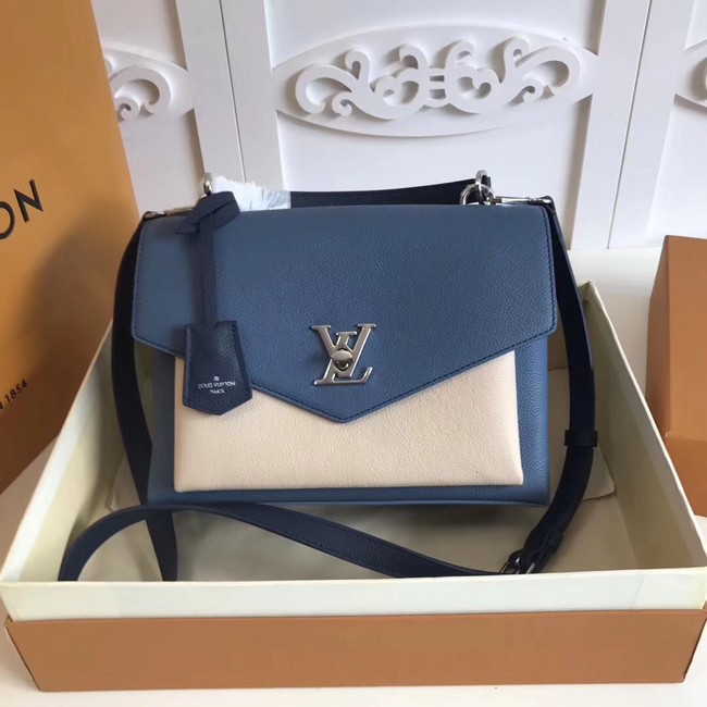 Louis vuitton original MY LOCKME M54849 blue&white