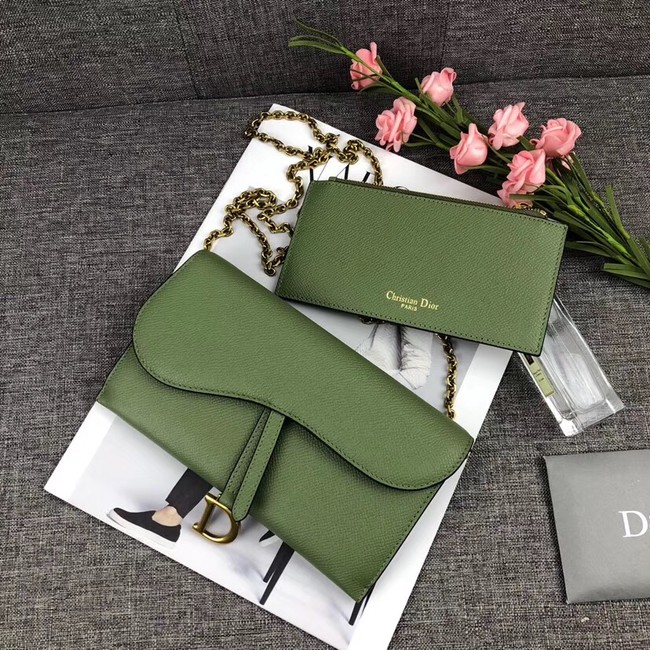 DIOR WITH CHAIN bag 26955 green