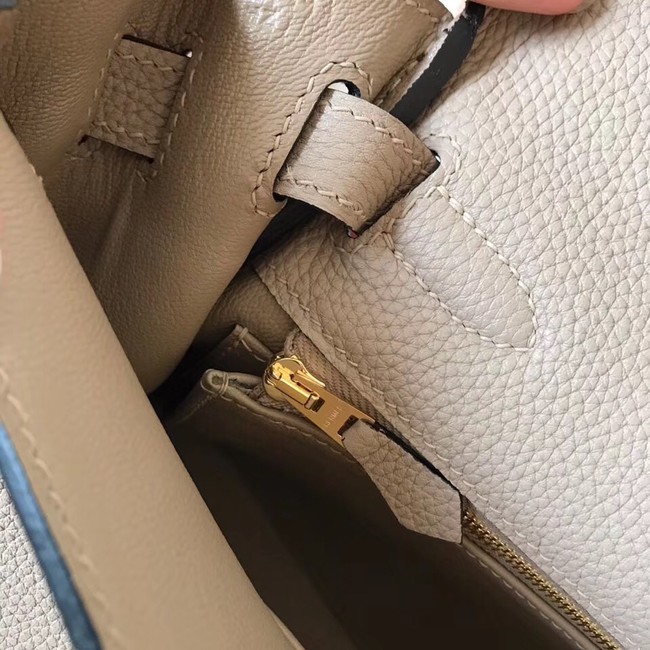 Hermes original Togo leather kelly bag KL320 grey