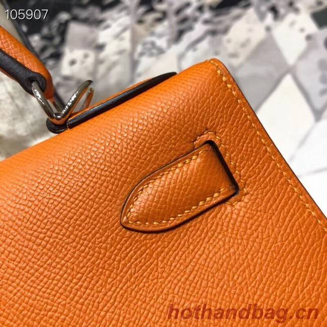 Hermes original Kelly Epsom Leather KL32 orange