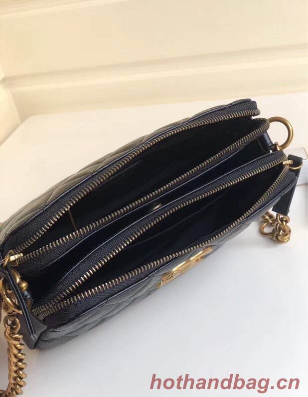 Chanel classic clutch with chain A94105 black