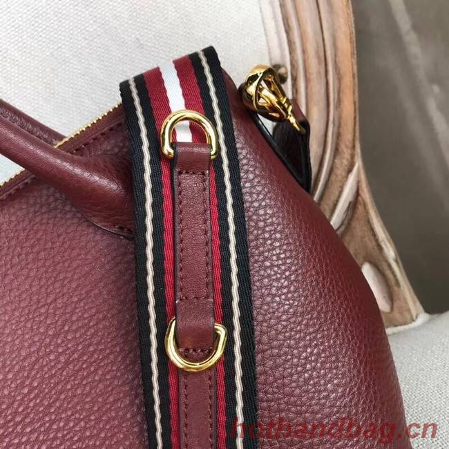 Prada Calf leather bag 1BH111 Burgundy