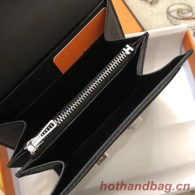 Hermes Constance Wallets espom leather H2297 black