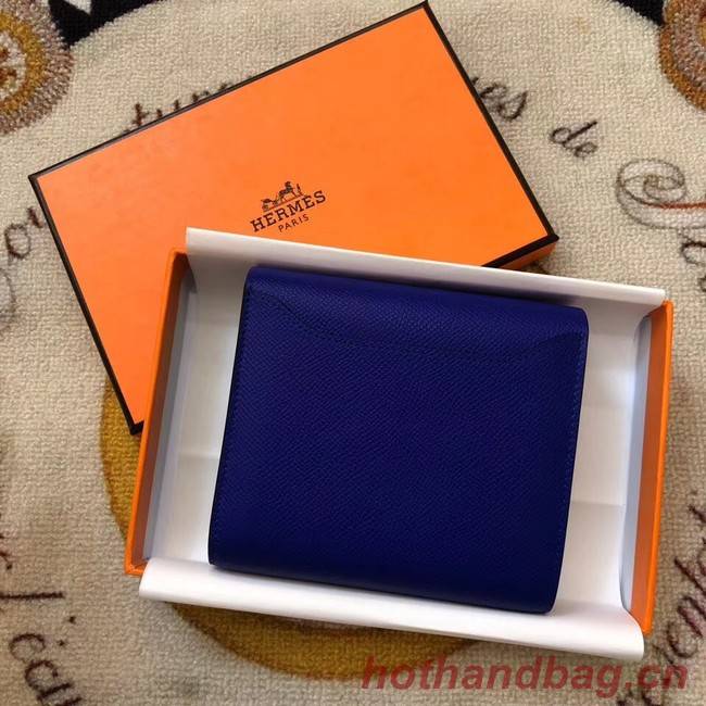 Hermes Constance Wallets espom leather H2297 blue