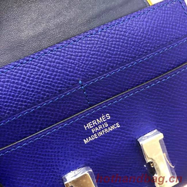 Hermes Constance Wallets espom leather H2297 blue