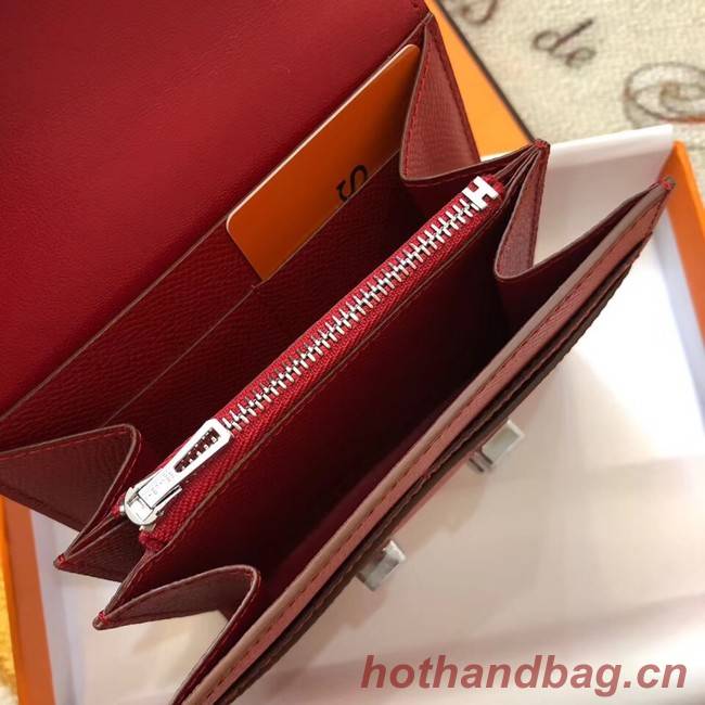 Hermes Constance Wallets espom leather H2297 fuchsia