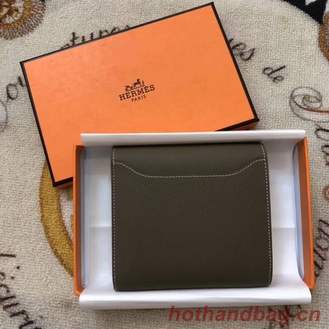 Hermes Constance Wallets espom leather H2297 grey