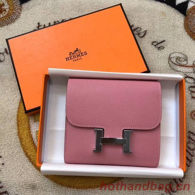 Hermes Constance Wallets espom leather H2297 pink