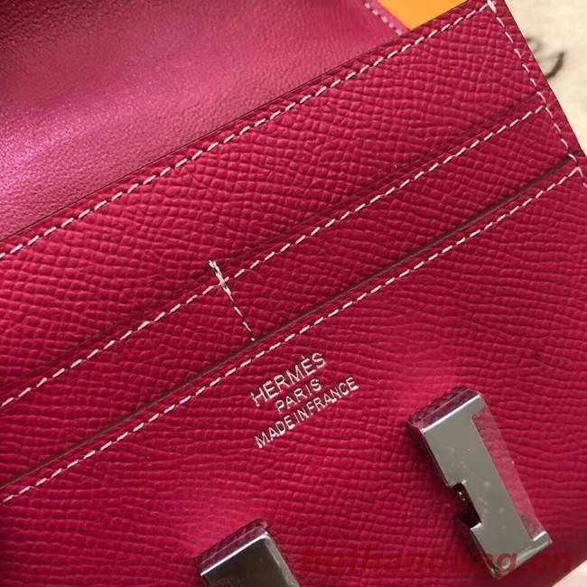 Hermes Constance Wallets espom leather H2297 red