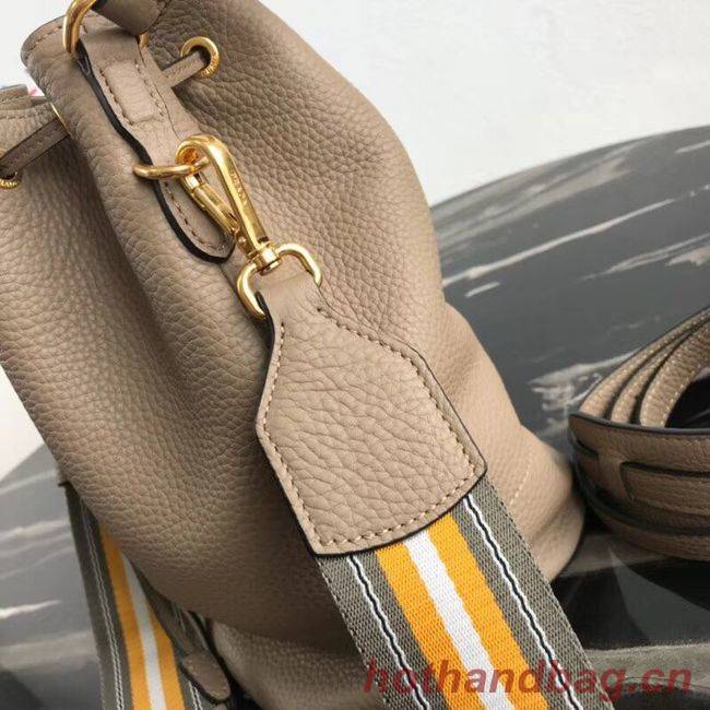 Prada Leather bucket bag 1BE018 Apricot