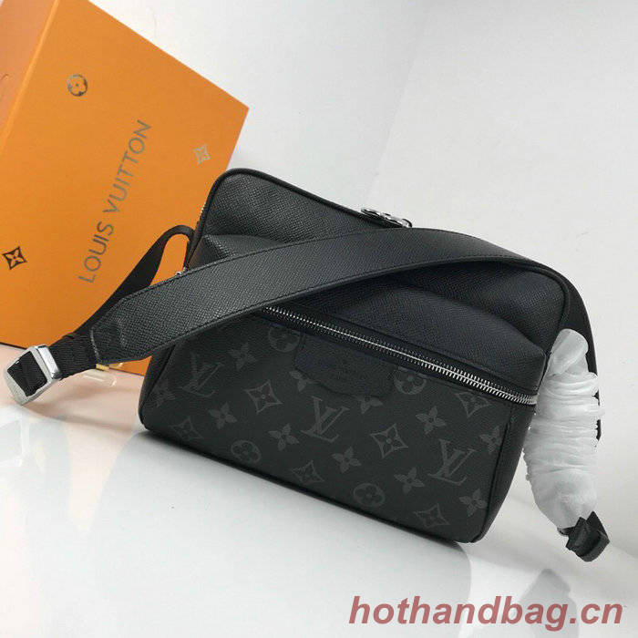 Louis Vuitton Monogram Canvas Messenger PM Black M43845