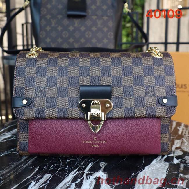 Louis vuitton original monogram canvas M40108 Lie De Vin