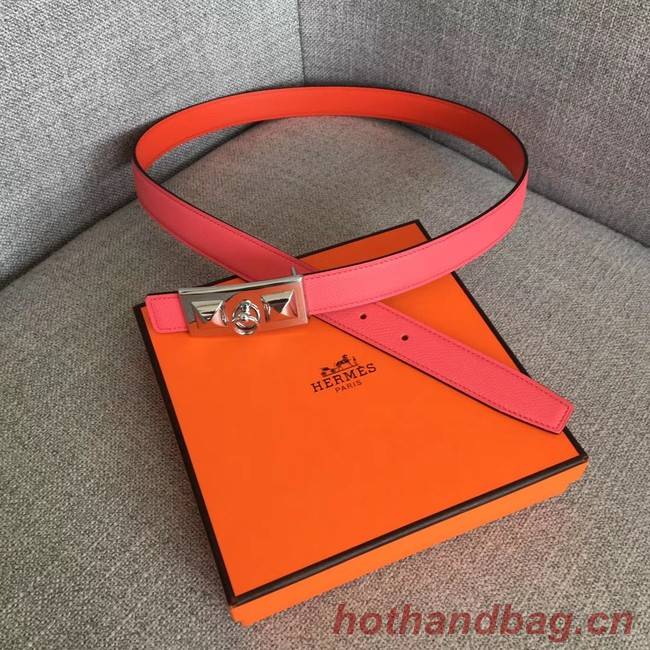 Hermes Collier de Chien belt buckle & Reversible leather strap 24 mm H0521 pink