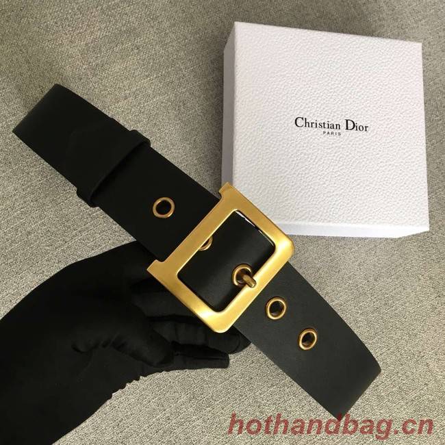 Dior Wide leather belt with 50 mm D4261 black