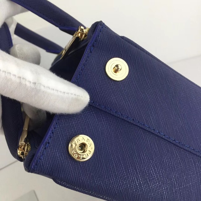 Prada Galleria Small Saffiano Leather Bag BN2316 blue