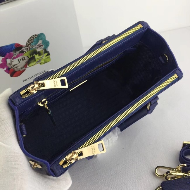 Prada Galleria Small Saffiano Leather Bag BN2316 blue