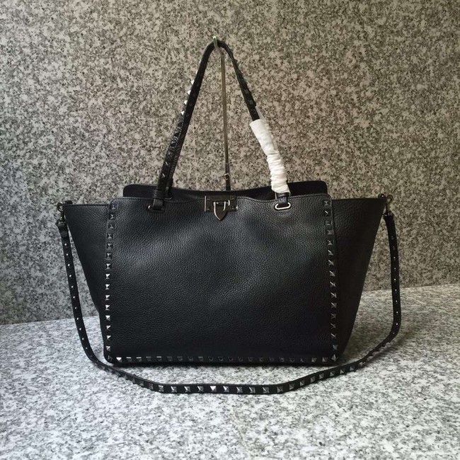 VALENTINO Rockstud large tote A0973 black