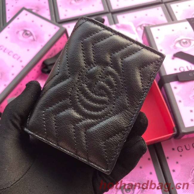 Gucci GG Marmont card case 466492 black