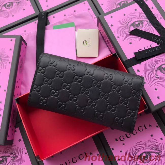 Gucci Calf leather Wallet 410100 black