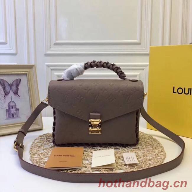 Louis vuitton original mongram empreinte POCHETTE METIS M43941 GREY