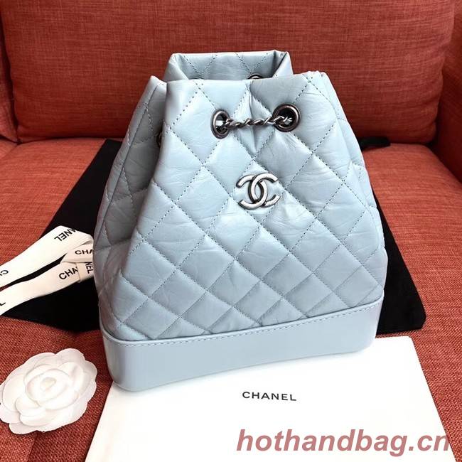 Chanel gabrielle backpack A94501 light blue