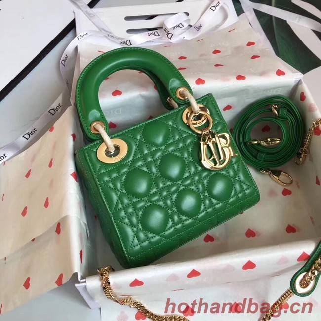 MINI LADY DIOR-TAS VAN LAMSLEER CAL44500 green