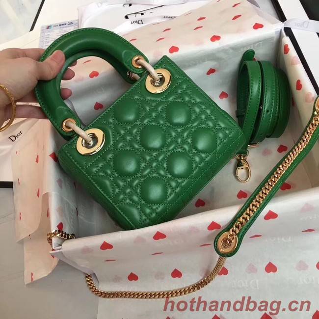 MINI LADY DIOR-TAS VAN LAMSLEER CAL44500 green