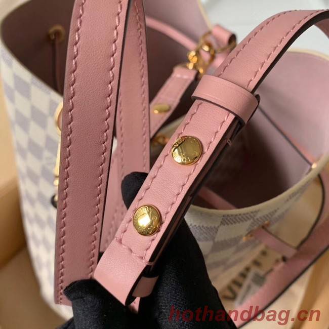 Louis vuitton original Damier Azur NEONOE N44022 pink