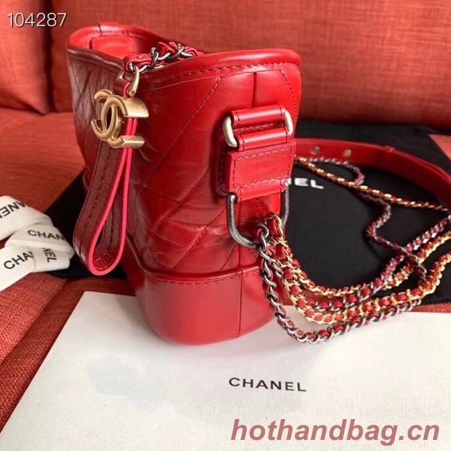 Chanel gabrielle small hobo bag A91810 red