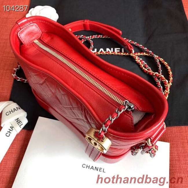 Chanel gabrielle small hobo bag A91810 red