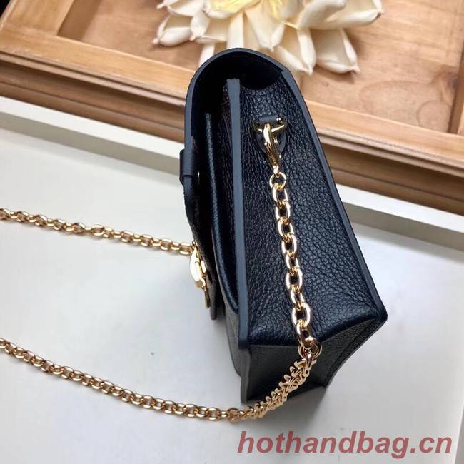 Louis Vuitton original VAVIN CHAIN WALLET N60237 black