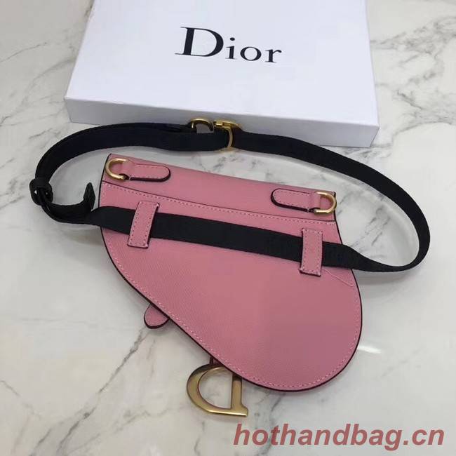 Dior SADDLE-CLUTCH VAN KALFSLEER S5632C Rose Ballet Pink