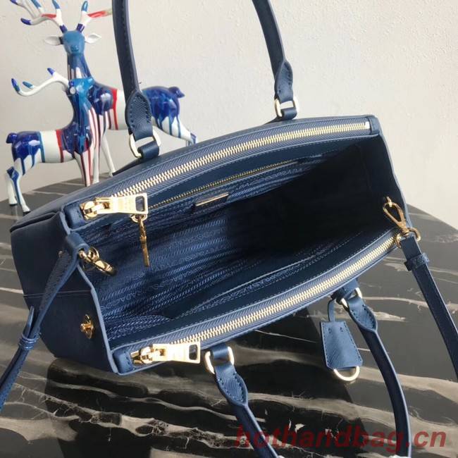 Prada Saffiano original Leather Tote Bag 1BA1801 blue